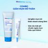 Combo sạch sâu giảm mụn Blissberry Sữa rửa mặt 100ml và Gel giảm mụn 15ml