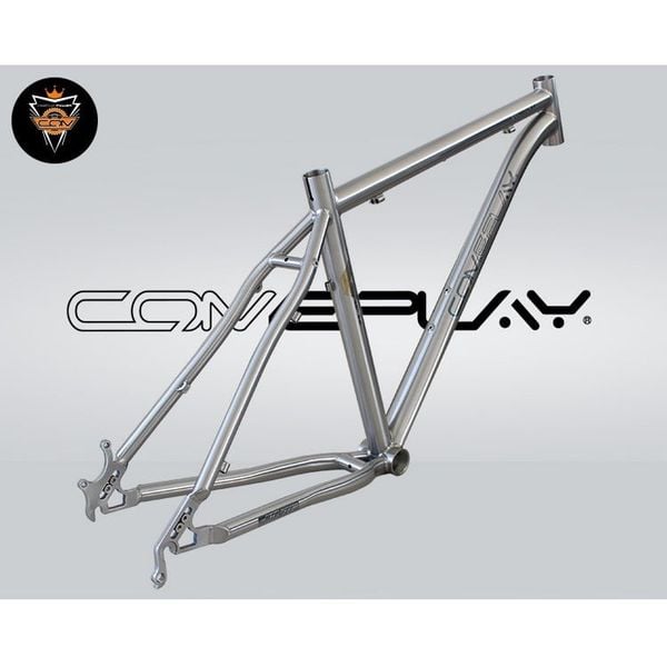  Khung titan comeplay MTP 27.5 dây ngoài phanh đĩa 