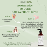  [XCG300] Dầu Xả Chanh Gừng 300ml Mộc Ân Haircare dành cho tóc gãy rụng/ hư tổn, hỗ trợ giúp tóc chắn khỏe, mềm mượt 