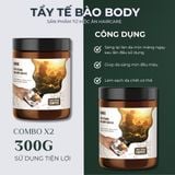  [Dạng Hũ] Combo 2 Tẩy Tế Bào Chết Body Hữu Cơ Mộc Ân Group (MAG) 300g Dưỡng Da Body 