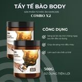  [Dạng Hũ] Combo 2 Tẩy Tế Bào Chết Body Hữu Cơ Mộc Ân Group (MAG) 300g Dưỡng Da Body 