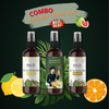Combo Xịt Dưỡng Tóc Tinh Dầu Bưởi - Tươi Mát Chanh Quýt Mộc Ân Haircare