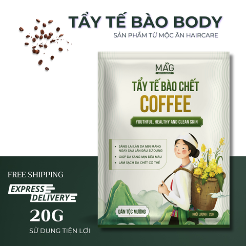 Tẩy Tế Bào Chết Body Hữu Cơ Mộc Ân Group (MAG) & Kem Dưỡng Thể Mộc Ân Dermaglow 20g Dưỡng Da Body