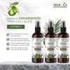 X3BCE120 - Combo 3 Chai Xịt Tinh Dầu Vỏ Bưởi Da Xanh & Tinh Dầu Gỗ Tuyết Tùng Mộc Ân Haircare 120ml Hỗ Trợ Giảm Rụng, Mọc Tóc Chăm Sóc Tóc