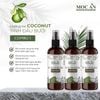 X3BCO120 - Combo 3 Chai Xịt Tinh Dầu Vỏ Bưởi Da Xanh & Tinh Dầu Dừa Non Mộc Ân Haircare 120ml Hỗ Trợ Giảm Rụng, Mọc Tóc Chăm Sóc Tóc