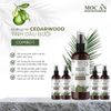 X5BCE120 - Combo 5 Chai Xịt Tinh Dầu Vỏ Bưởi Da Xanh & Tinh Dầu Gỗ Tuyết Tùng Mộc Ân Haircare 120ml Hỗ Trợ Giảm Rụng, Mọc Tóc Chăm Sóc Tóc