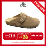  Dép Nam Nữ bít mũi Birken Boston 