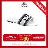  Dép Nữ Cao Cấp Thêu Chữ Dway Slide 