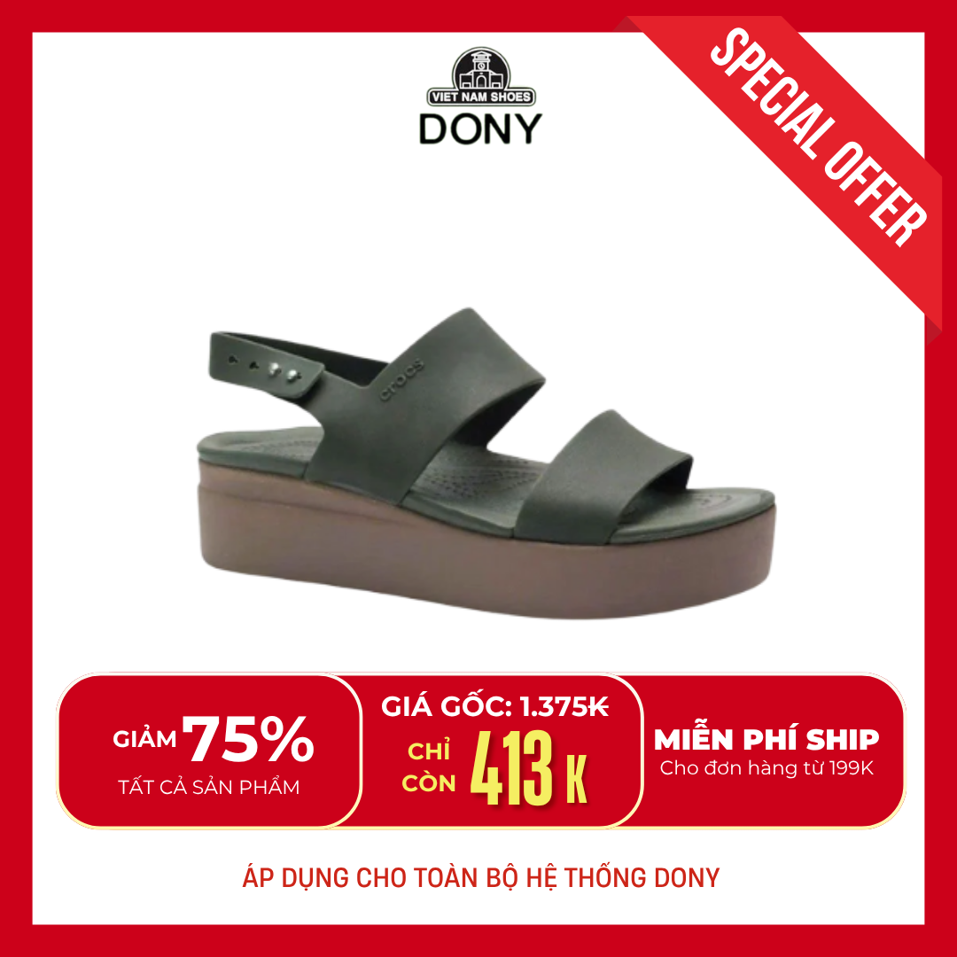  Sandal nữ 5cm Low Wedge 