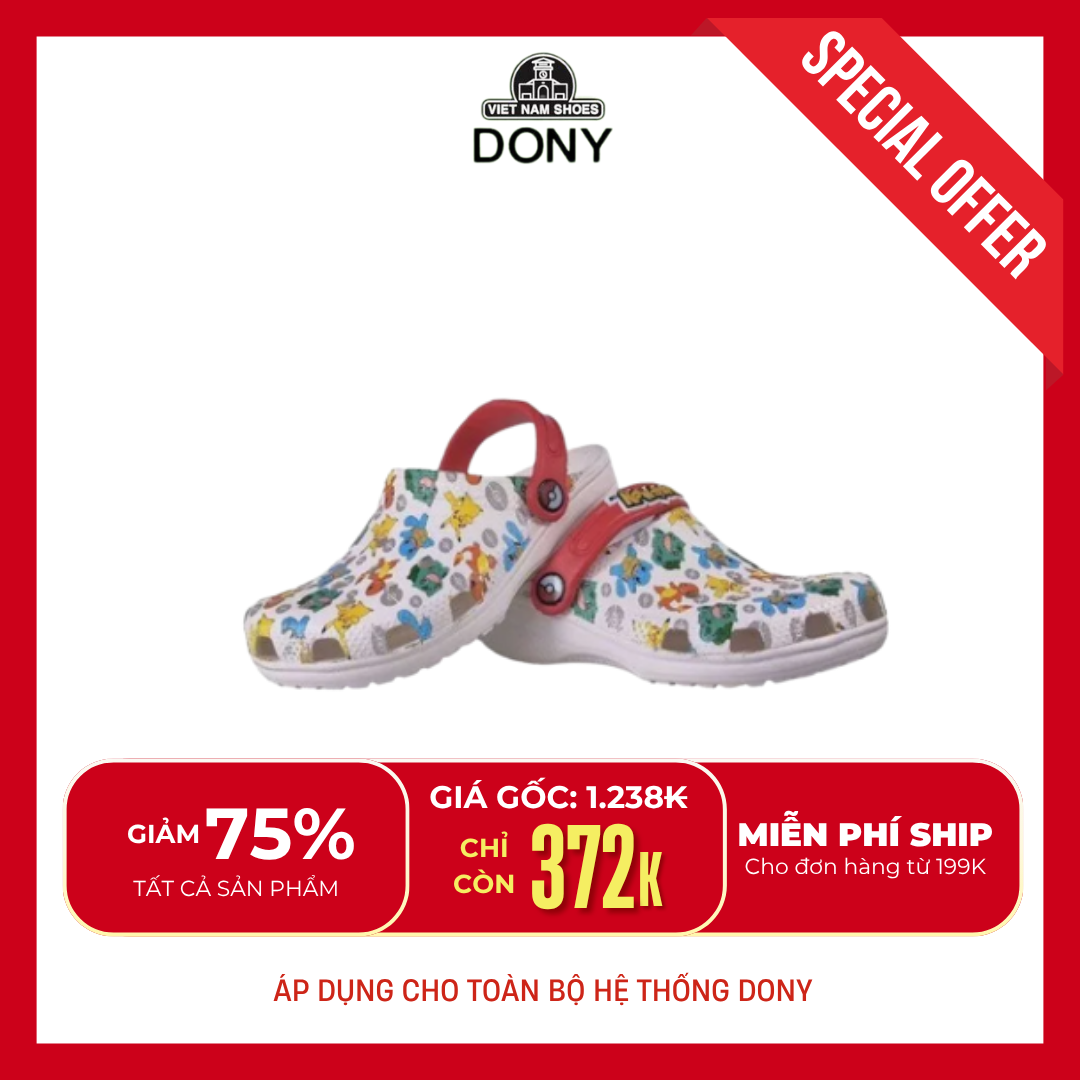  Dép sục trẻ em Pokemon 