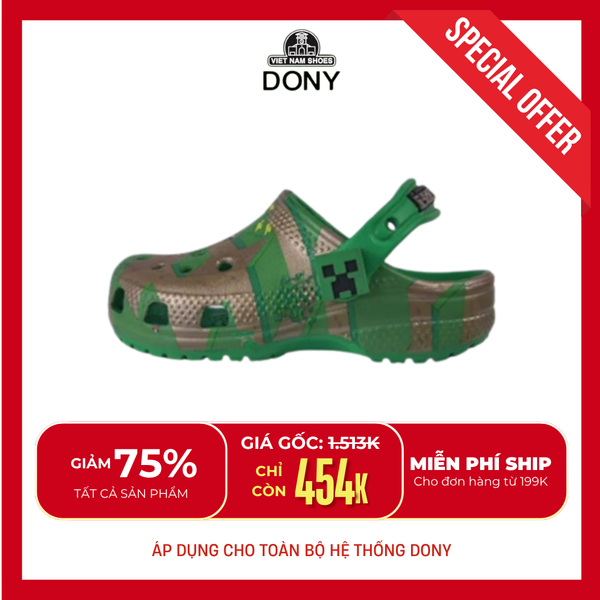  Dép sục trẻ em Minecarft 