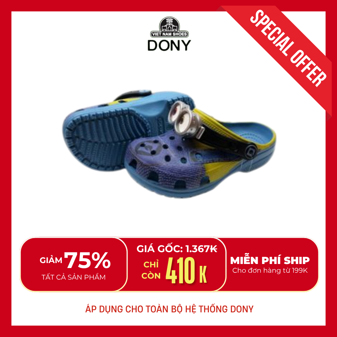  Dép Sục Minion Trẻ Em 