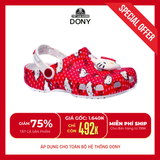  Dép Sục Trẻ Em Hình Hello Kitty Màu Đỏ 