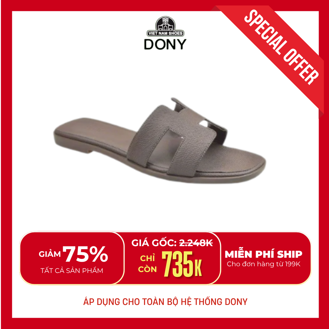  Dép Nữ Oran Quai Da Cao Cấp, Sang Trọng 