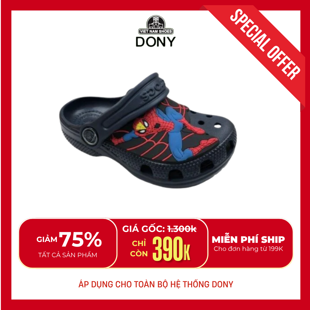  Dép sục trẻ em Spiderman 