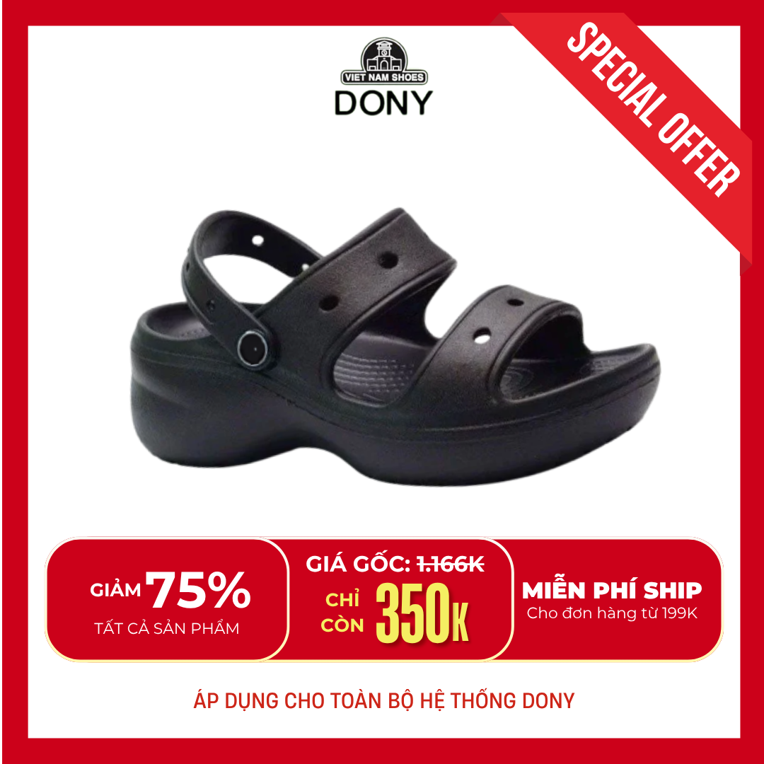  Dép Người Lớn Nữ Đế Cao Classic 