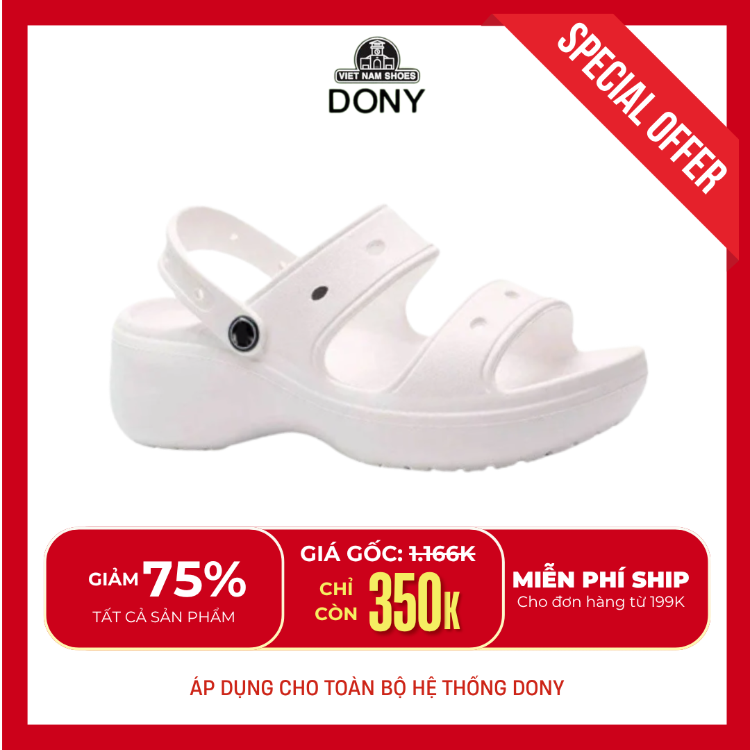  Dép Người Lớn Nữ Đế Cao Classic 