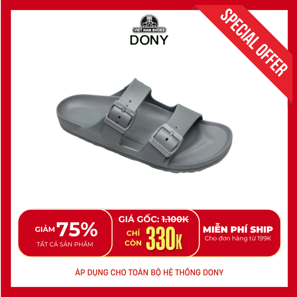  Dép Nam Nữ nhựa Quai Ngang Arizona Unisex 