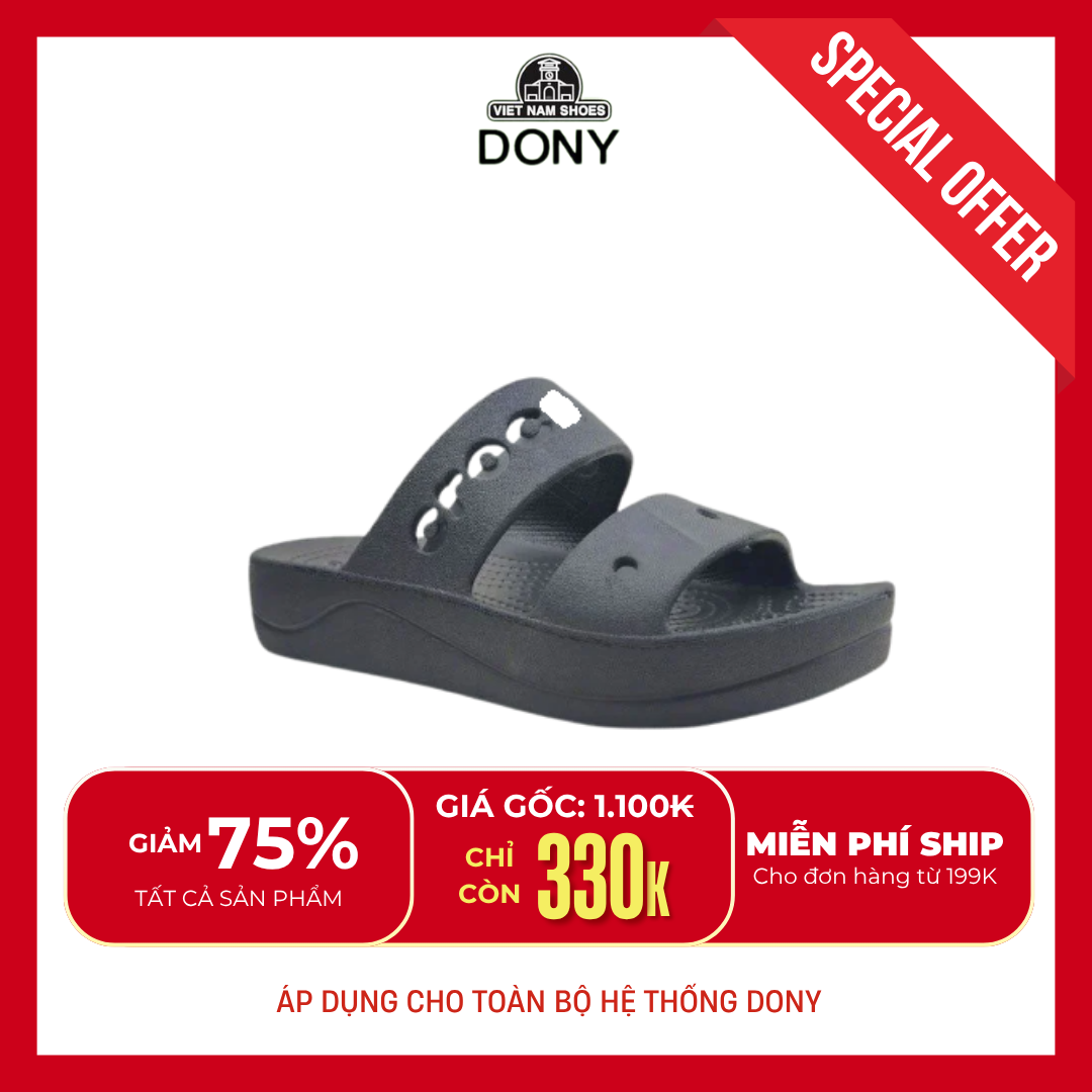  Dép nữ quai ngang Baya đế 3cm 