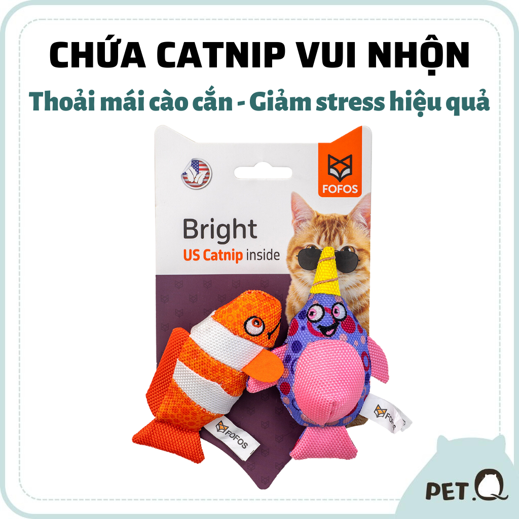 Combo đồ chơi hình cá nemo & cá nhà táng FOFOS