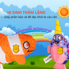 Combo đồ chơi hình cá nemo & cá nhà táng FOFOS
