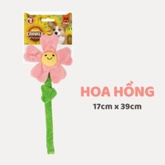 Đồ chơi cho chó hình bông hoa mặt cười