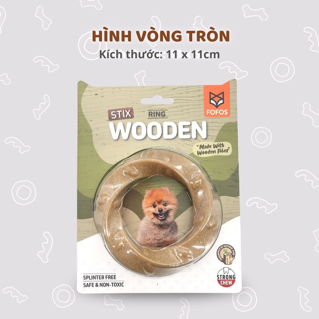 Đồ chơi xương gặm hình sừng hươu FOFOS