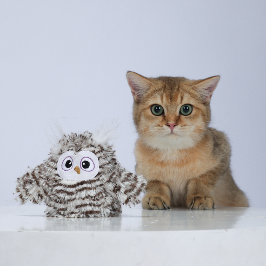 Đồ chơi cảm biến tự động hình chim cú mèo FOFOS