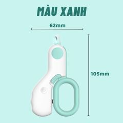 Kìm cắt móng thú cưng có đèn LED MINI