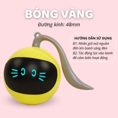 Đồ chơi banh tròn cảm biến cho mèo FOFOS