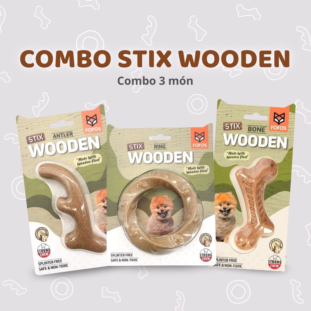 Đồ chơi xương gặm hình sừng hươu FOFOS