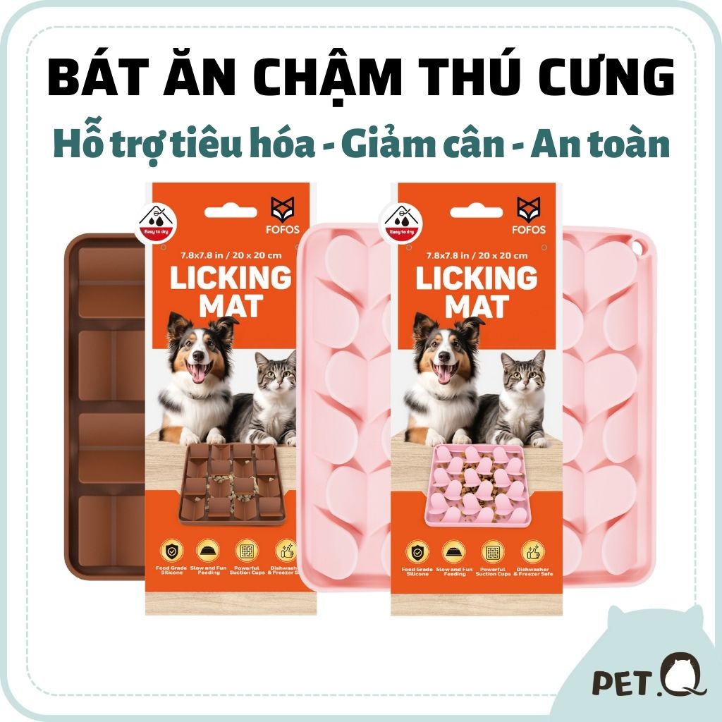Bát ăn chậm cho thú cưng FOFOS
