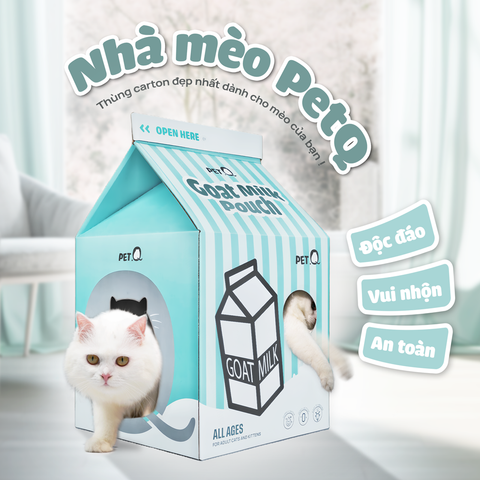 Nhà cho mèo sữa dê PetQ