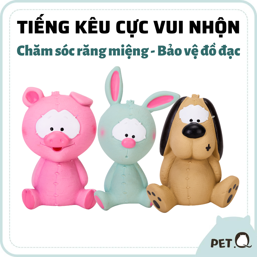 Đồ chơi động vật cao su cho chó Latex