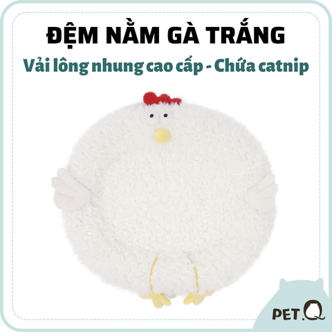 Đệm nằm hình gà trắng ZEZE