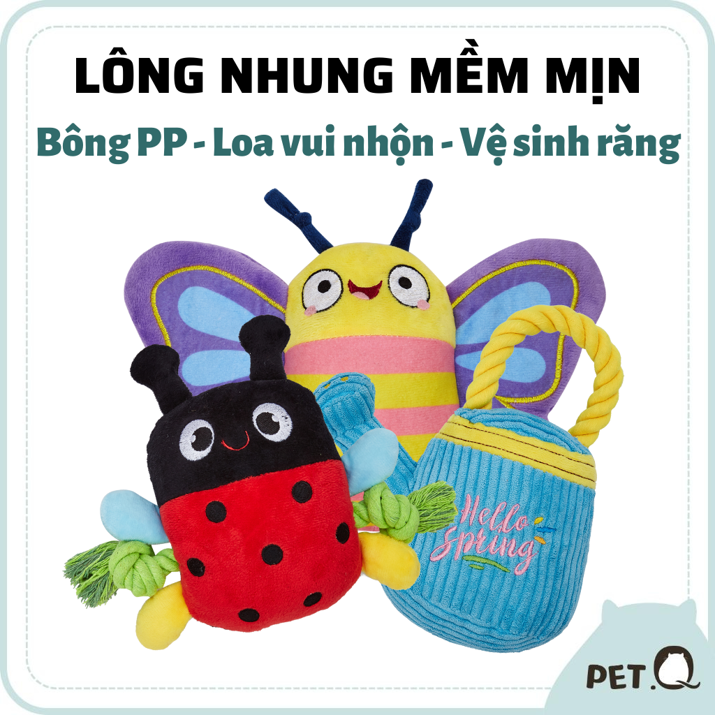 Đồ chơi thú bông hình bướm & bọ rùa FOFOS