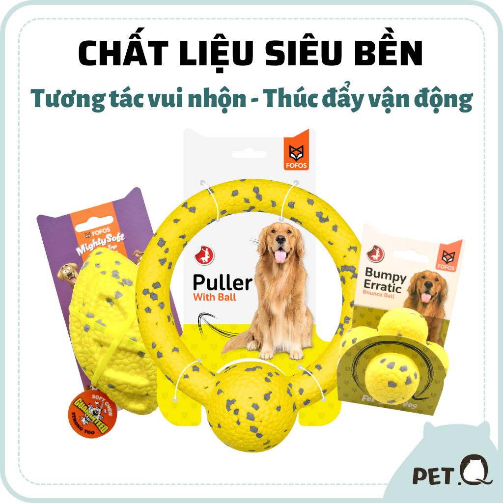 Đồ chơi vòng kéo co & bóng siêu bền FOFOS