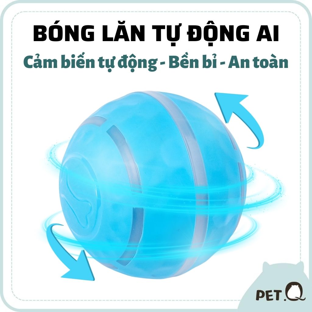 Banh lăn AI tự động cho chó