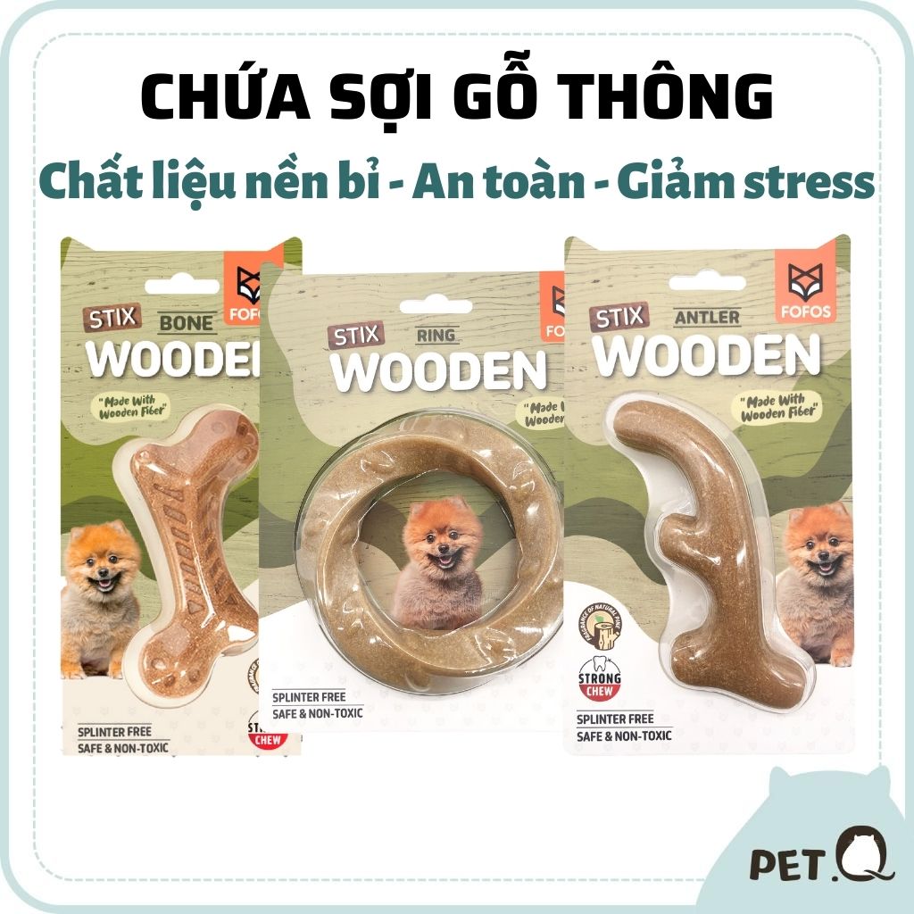 Đồ chơi xương gặm hình sừng hươu FOFOS