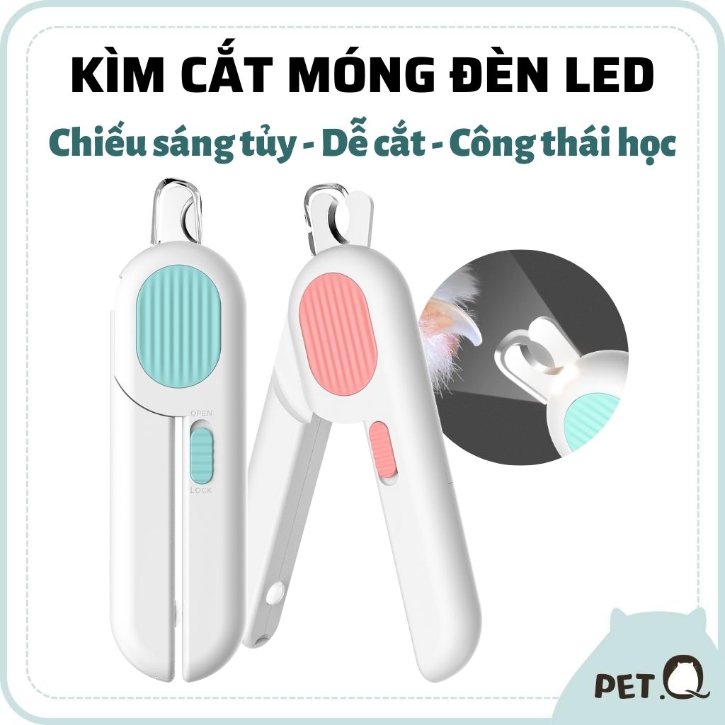 Kìm cắt móng chó mèo đèn LED Petgravity