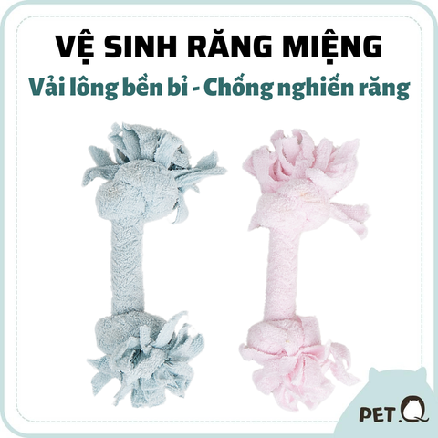Đồ chơi xương gặm hình nút thắt FOFOS