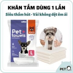 Khăn tắm dùng 1 lần cho thú cưng FOFOS