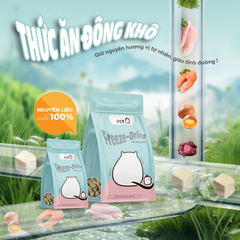 Thức ăn đông khô cho thú cưng PetQ - 5 vị