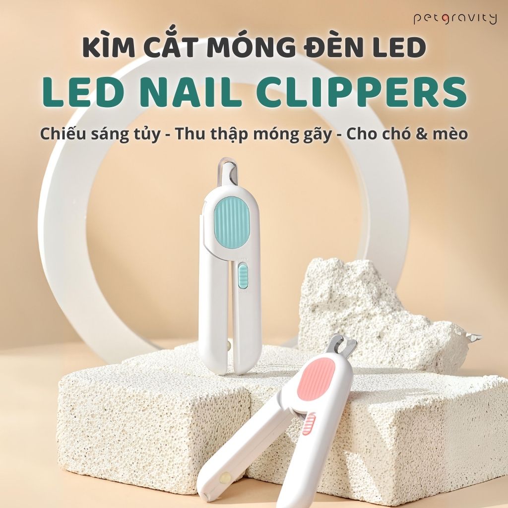 Kìm cắt móng chó mèo đèn LED Petgravity