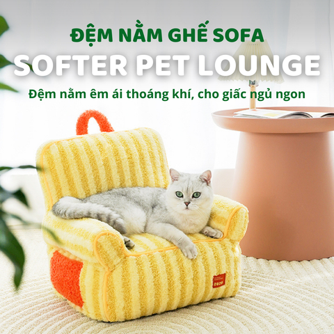 Đệm nằm hình ghế Sofa vàng ZEZE