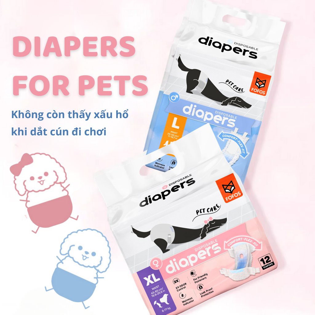 Tã lót SAP cho chó FOFOS