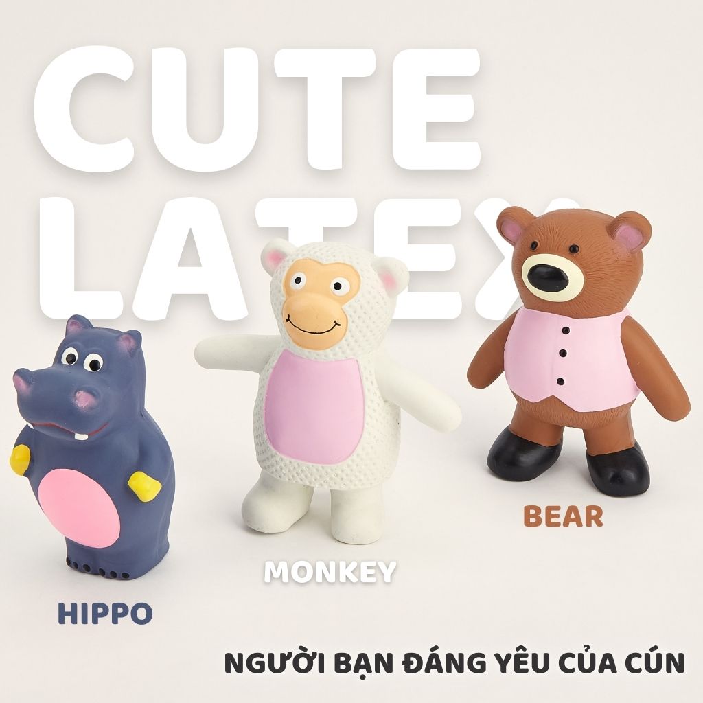 Đồ chơi thú cao su Latex FOFOS