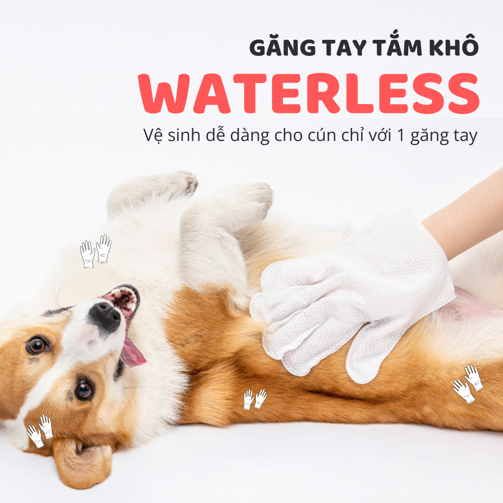 Găng tay tắm khô thú cưng FOFOS