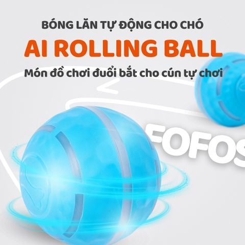 Banh lăn AI tự động cho chó