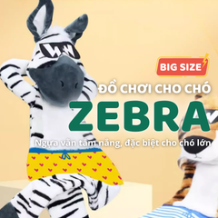 Đồ chơi thú bông hình ngựa vằn FOFOS